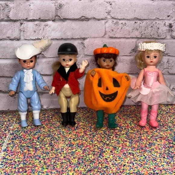 Madame Alexander Dolls Lot of 4 McDonald's Pumpkin Prince Equestrian Fairy - Picture 1 of 13